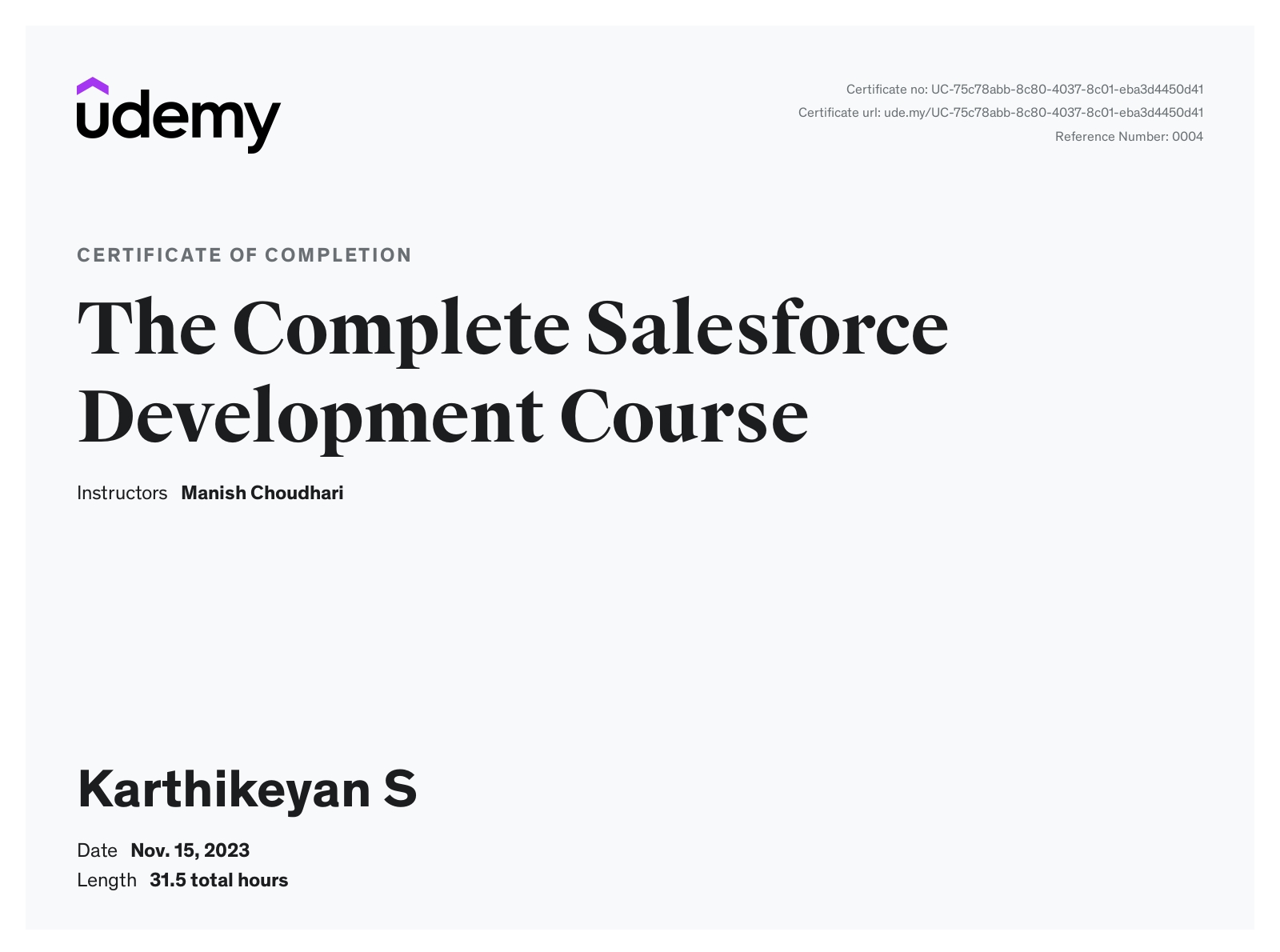 Salesforce Developer